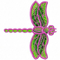 Dragon Flies Embroidery Design 12